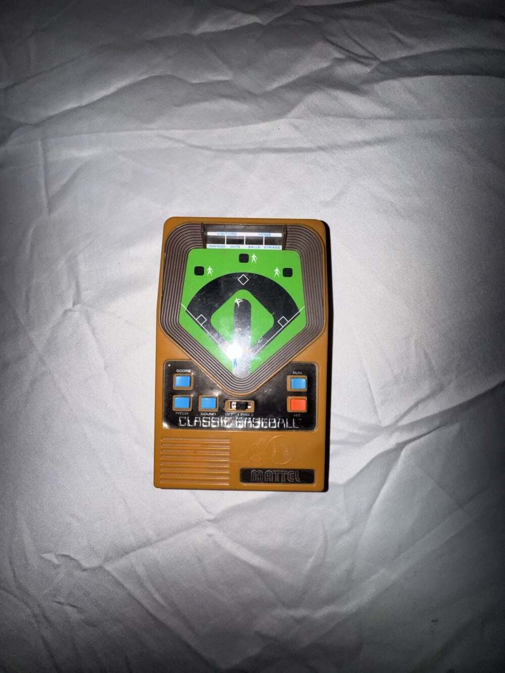 Mattel Classic Baseball Handheld Electronic Game